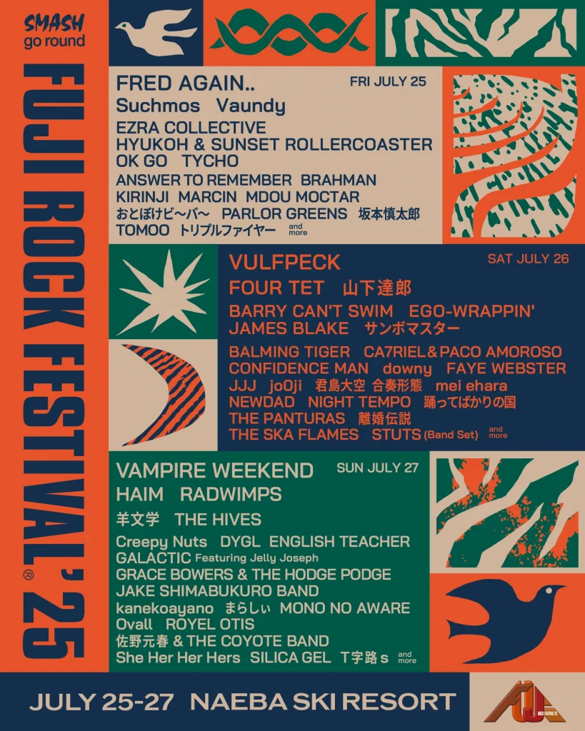 The Panturas Resmi Masuk dalam Line Up Fuji Rock Festival 2025, Jadi Band Kedua Setelah ALI Radio yang main di Festival Negeri Matahari Terbit