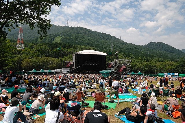 Suasana Fuji Rock Festival di Jepang