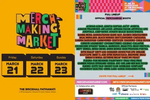 Berburu Merchandise Band Favorit di Merch-Making Market, Surga Bagi Penggemar Musik dan Kolektor