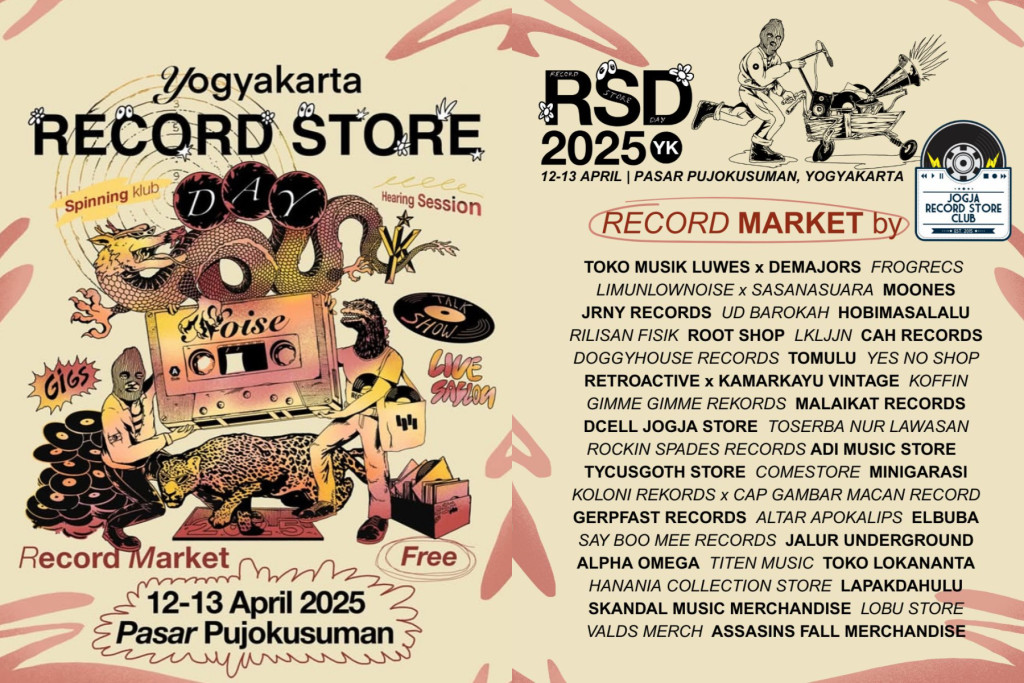 Eksklusif: Jogja Record Store Club (JRSC) Genap 10 Tahun, Gelar Record Store Day 2025, Sukses Sedot 5000 Pengunjung!
