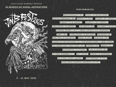 Jogja Noise Bombing Festival 2025, Antusiasme 113 Submission dari 28 Negara, Merayakan Kebisingan Global di Yogyakarta!