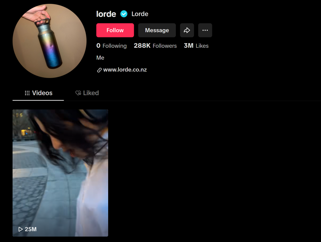 Lorde Tiba-Tiba Hapus Semua Isi Media Sosial dan Unggah Lagu Baru di TikTok: Tanda Album Baru?