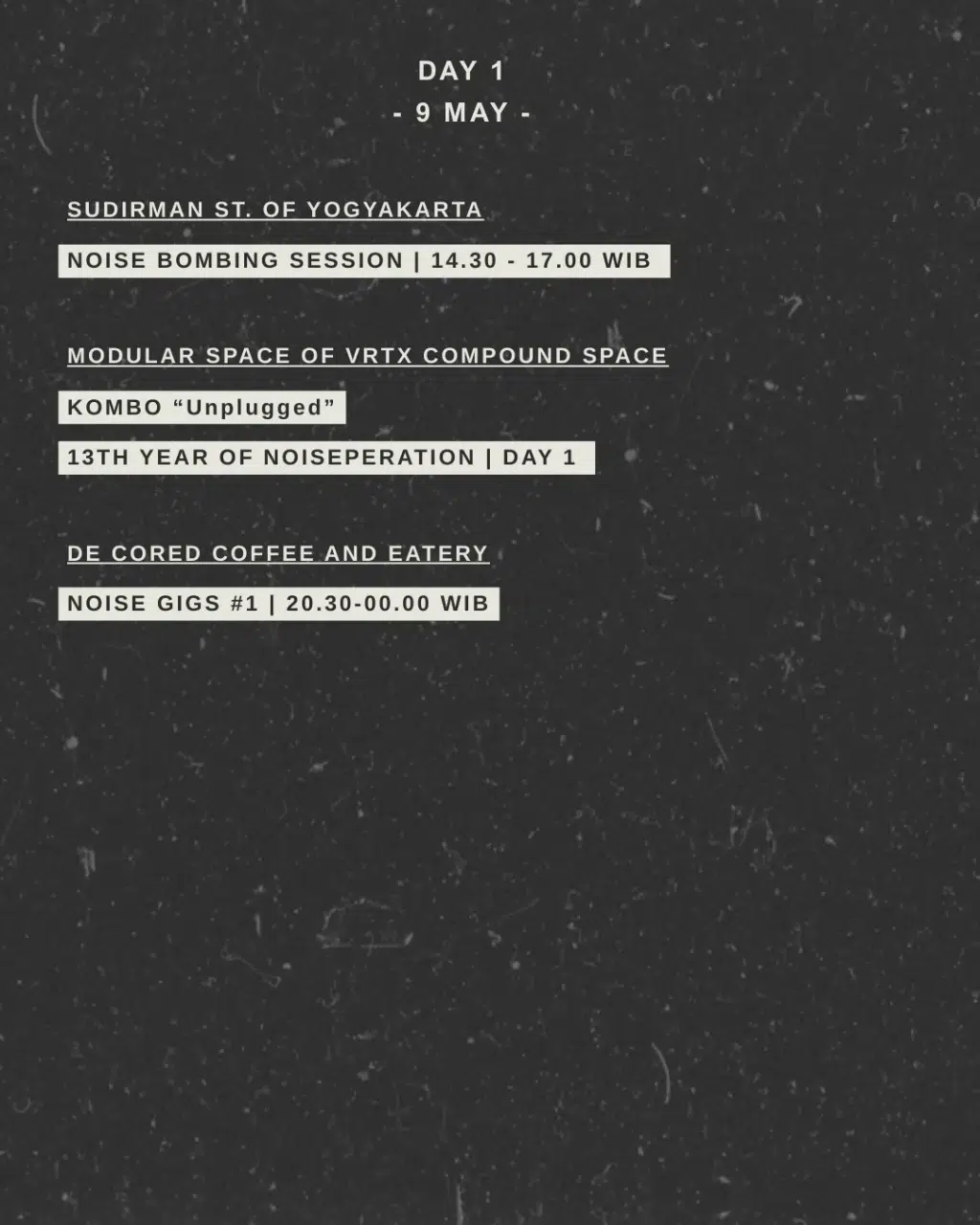 Jogja Noise Bombing Festival 2025, Antusiasme 113 Submission dari 28 Negara, Merayakan Kebisingan Global di Yogyakarta!